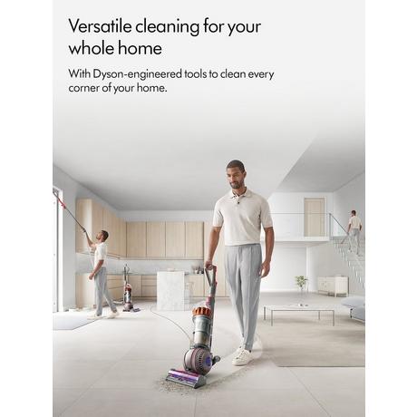 Upright Vacuum Cleaner with Ball Technology – Pet Hair Cleaning, Silver