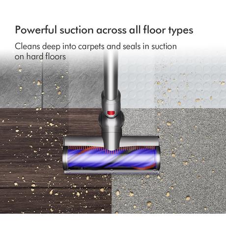 Cordless Stick Vacuum Cleaner – Up to 40 Minutes Runtime, Silver