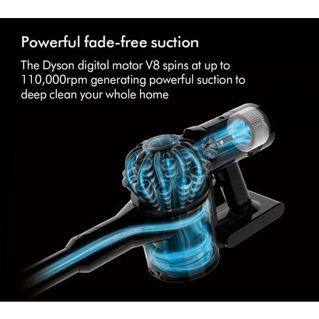 Cordless Stick Vacuum Cleaner – Up to 40 Minutes Runtime, Silver
