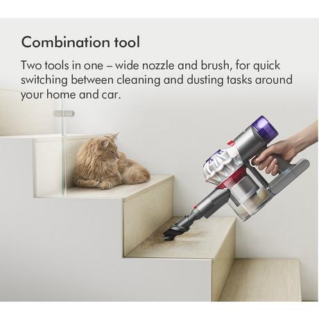 Cordless Stick Vacuum Cleaner – Up to 40 Minutes Runtime, Silver