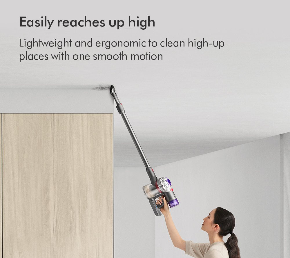 Advanced Cordless Stick Vacuum Cleaner – Up to 40 Minutes Runtime, Silver