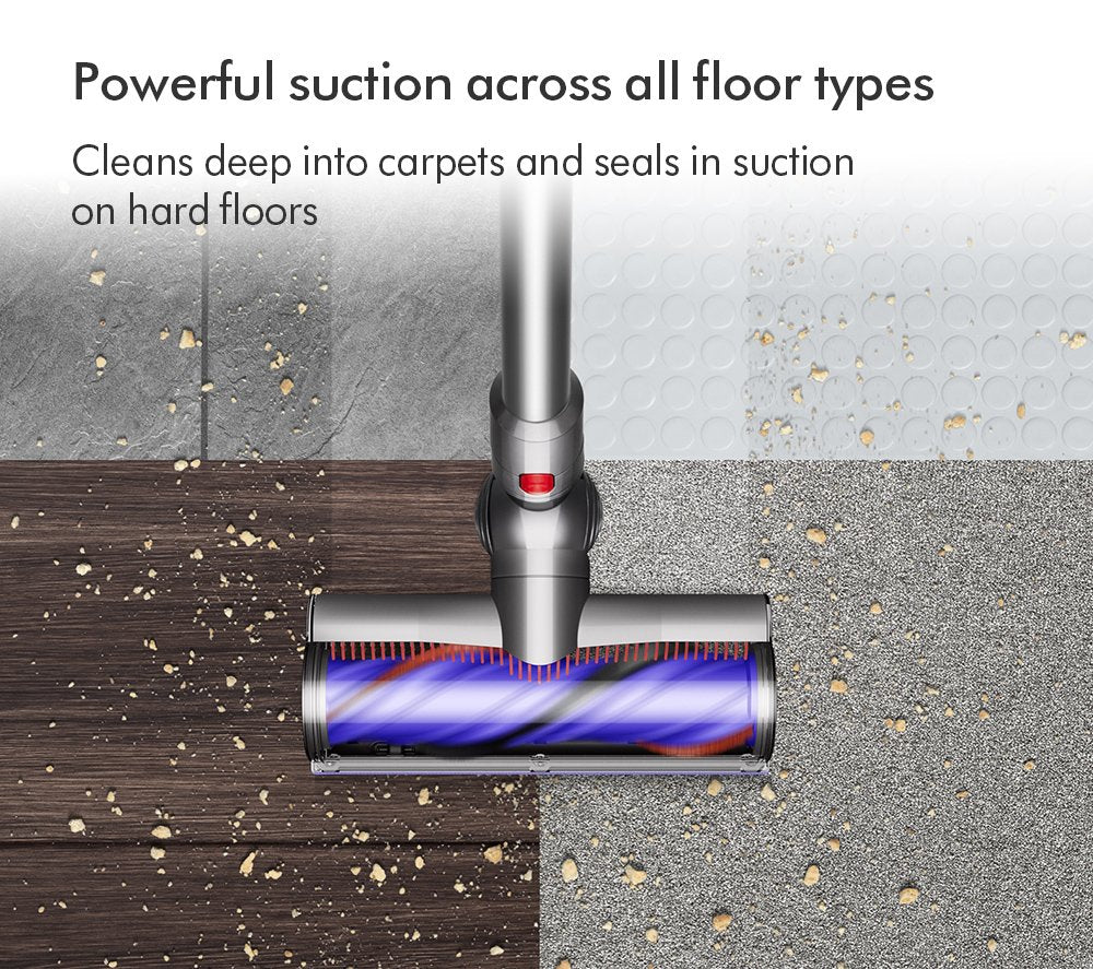 Cordless Stick Vacuum Cleaner – Up to 40 Minutes Runtime, Silver
