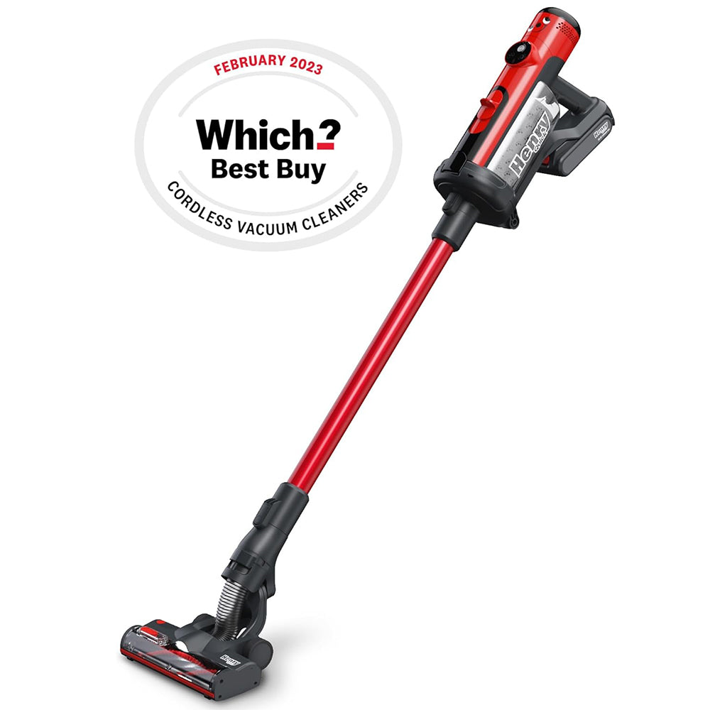 High-Performance Cordless Stick Vacuum Cleaner – Long Runtime, Red Finish
