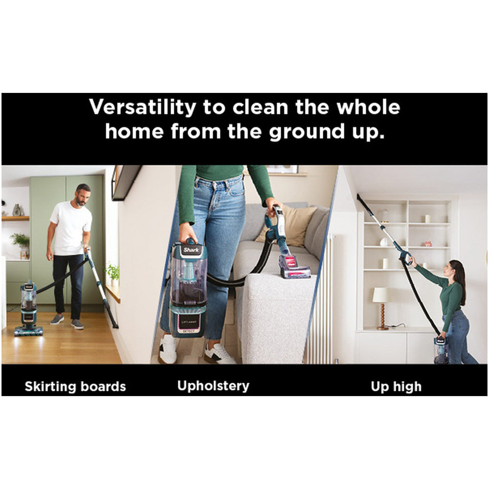 Corded Upright Vacuum Cleaner – Pet-Friendly, Teal & Silver Finish