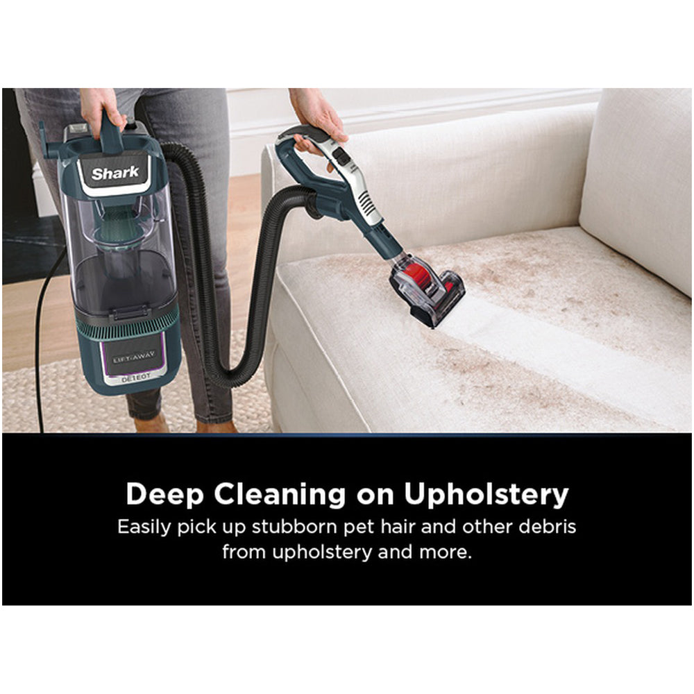 Corded Upright Vacuum Cleaner – Pet-Friendly, Teal & Silver Finish