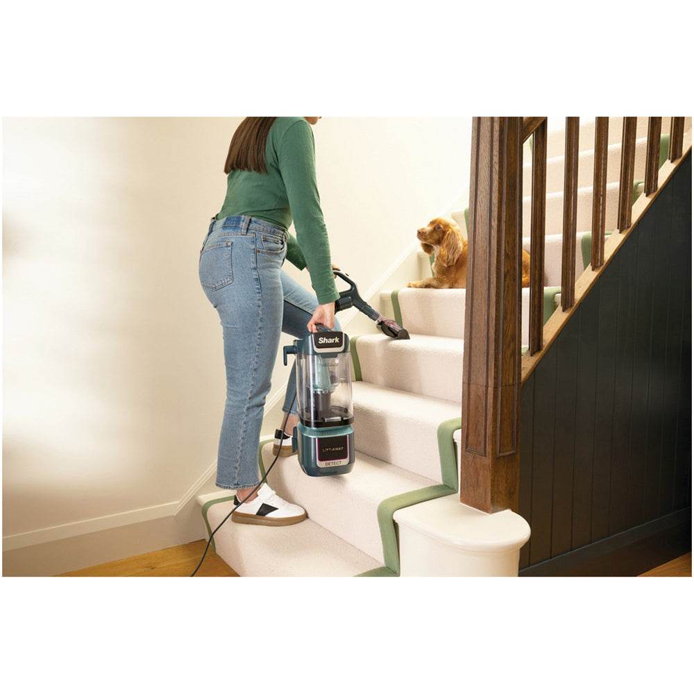 Corded Upright Vacuum Cleaner – Pet-Friendly, Teal & Silver Finish