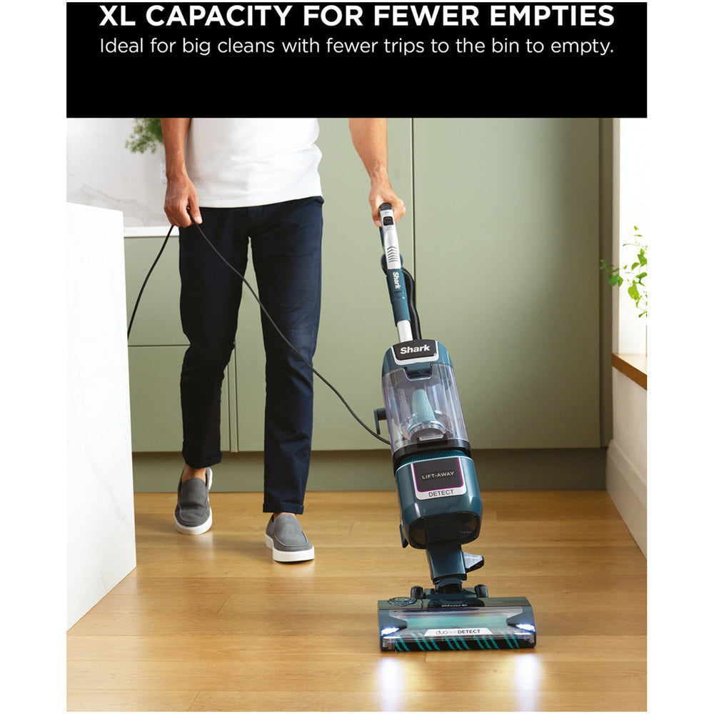 Corded Upright Vacuum Cleaner – Pet-Friendly, Teal & Silver Finish
