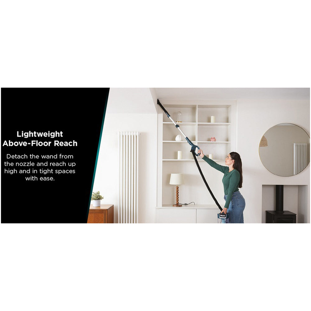 Corded Upright Vacuum Cleaner – Pet-Friendly, Teal & Silver Finish