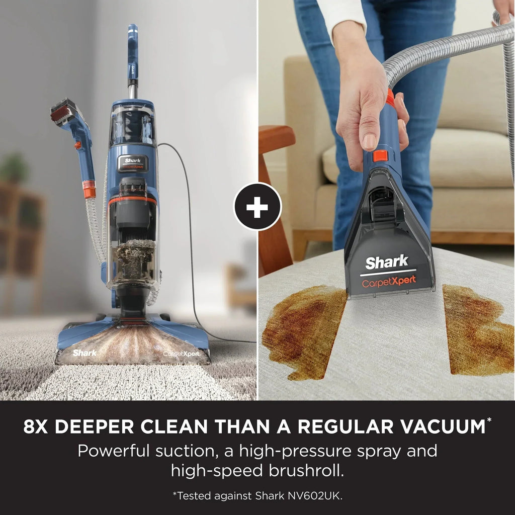 Deep Carpet Cleaner – Powerful Suction, Red Finish