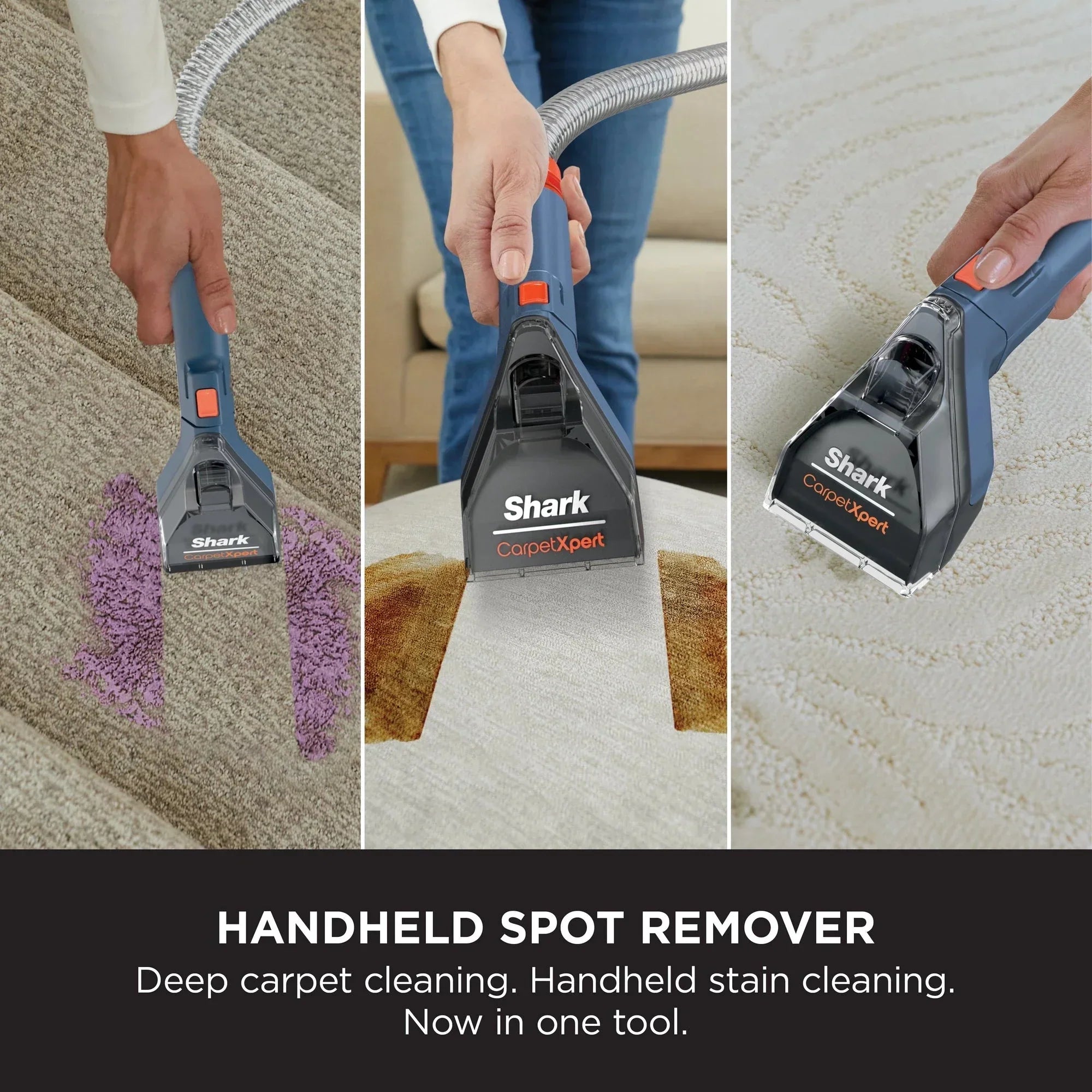 Deep Carpet Cleaner – Powerful Suction, Red Finish