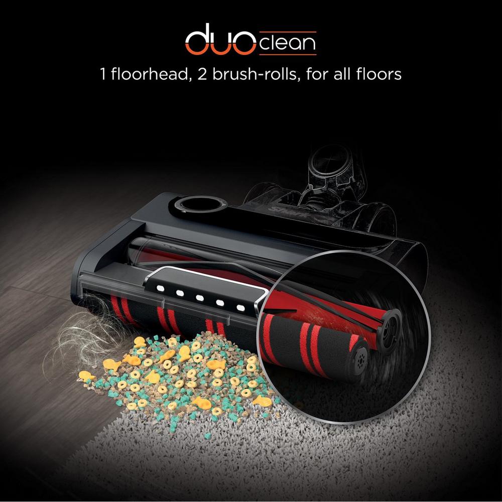 Cordless Stick Vacuum Cleaner with Anti-Tangle Brush – Charcoal Grey & Rose Gold