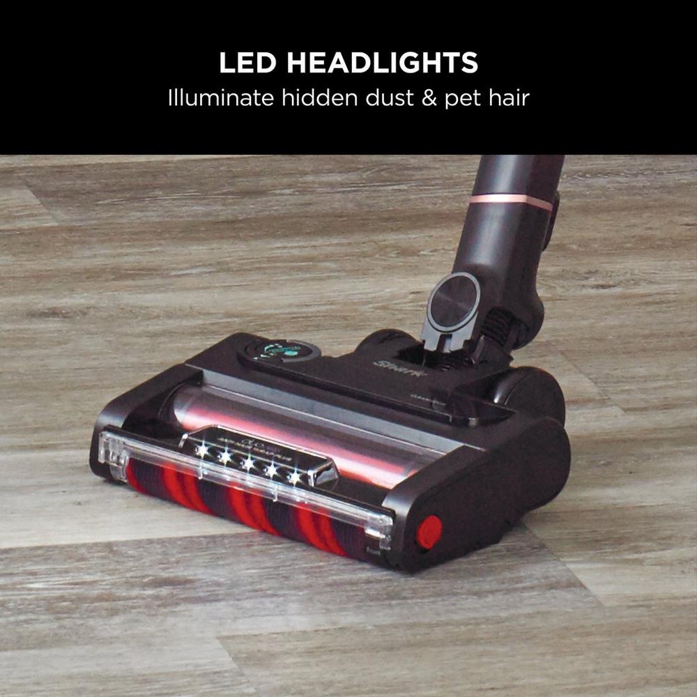 Cordless Stick Vacuum Cleaner with Anti-Tangle Brush – Charcoal Grey & Rose Gold